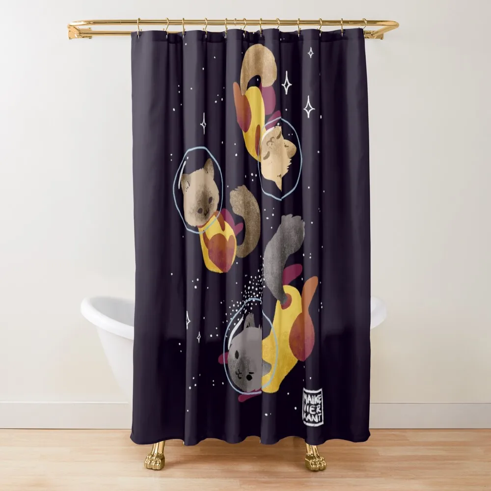 

Space Cats Shower Curtain Toilet Accessories Bathroom Accessories For Shower And Services Shower Set For Bathroom Curtain