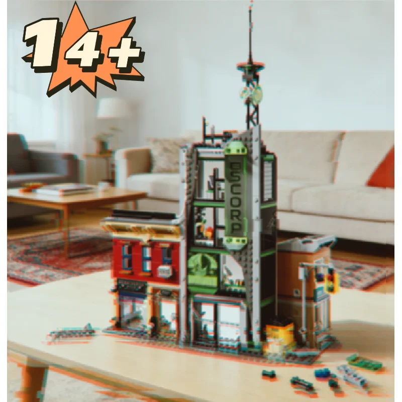 

Набор строительных блоков «Битва в башне Оскорп» (808 деталей) по мотивам фильма, модель знаменитого героя, конструктор для самостоятельной сборки, креативные идеи, игрушки для детей, праздничные подарки