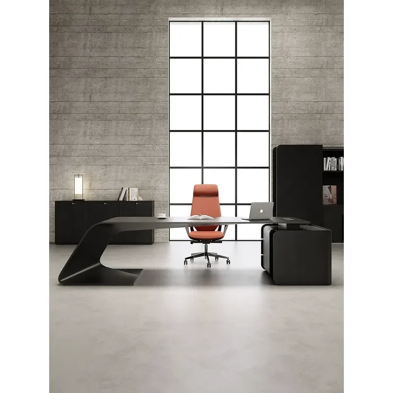 Modern Luxury Executive Office Desk High End Single President Table for Villa Simple Contemporary Business Workstation