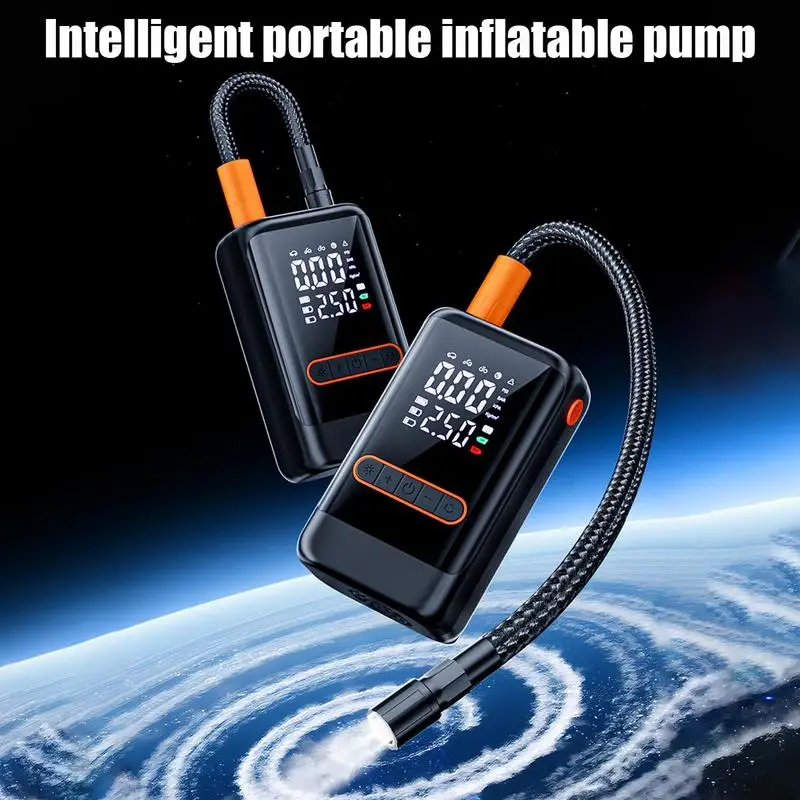 

Car Tire Air Pump Fast Inflation Cordless Air Compressor Motorcycle Inflation Accessories For Auto Cycle Truck
