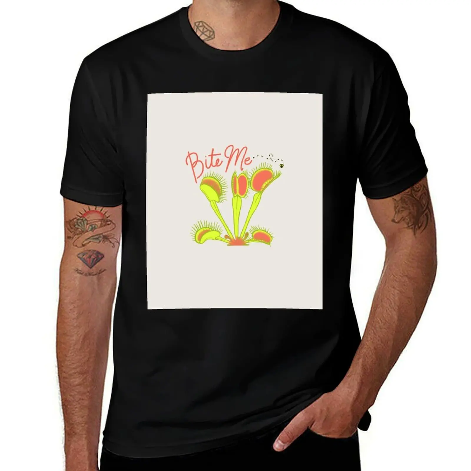 

Pick A Mood - Flytrap T-Shirt kawaii clothes plus sizes valentines boutique clothes T-shirts oversize mens clothes