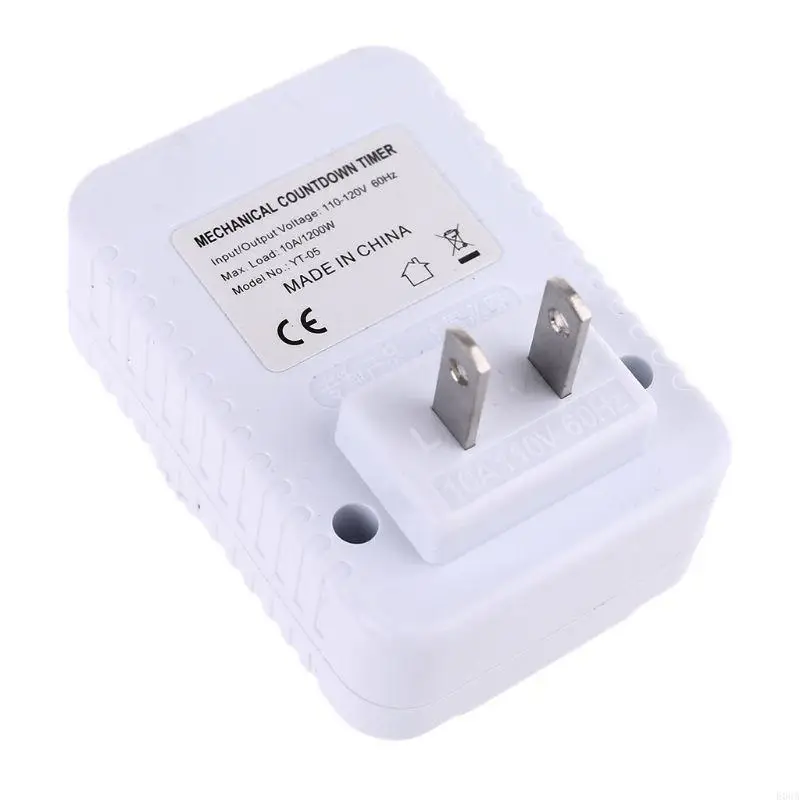 E06A AC110V 12 Hour Mechanical Switches Timers Plugs for Home Appliances Control Motorcycles Charging Timers US plugs Plastic