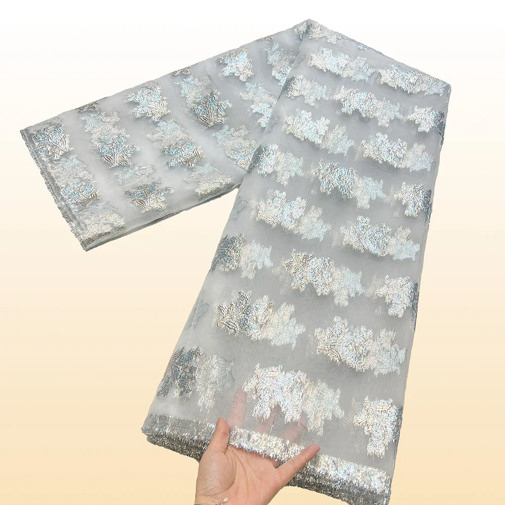 

High Quality Jacquard Lace Fabric 5 Yards French Brocade Fabric