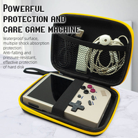 EVA Hard Case Portable Game Console Bag for Anbernic RG35XX for RG353V Handheld Game Player Black Case for Miyoo Mini Plus V3