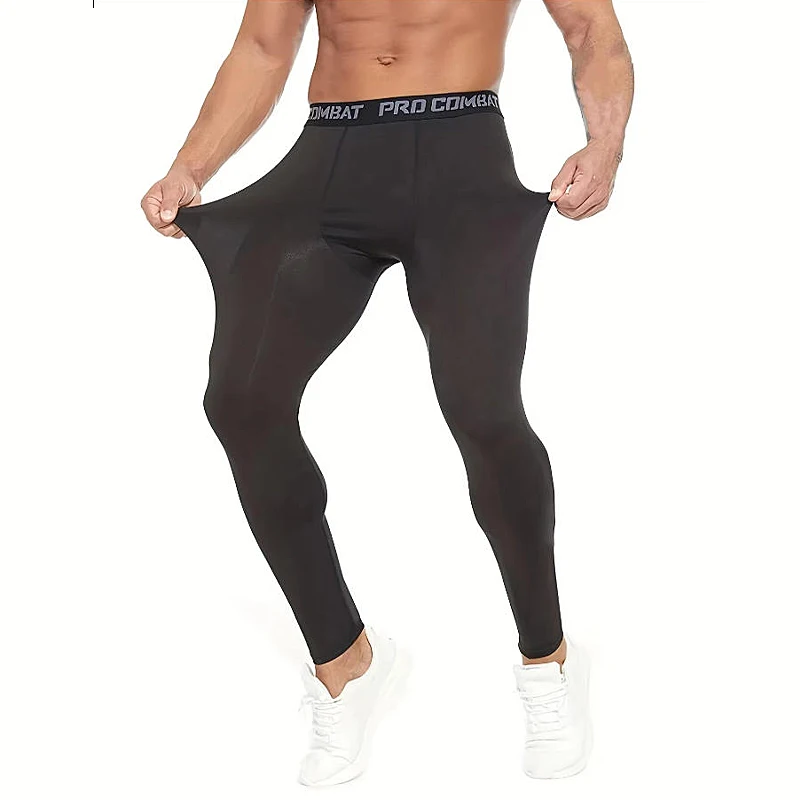 High-Performance Compression Leggings for Men Fitness Workouts Tights for Enhanced Fitness Performance and Running Comfort