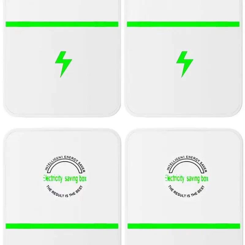 Power Energy Electricity Saving Box Socket Power Factor Saver Device Household Electric Saver 90V-250V US/EU/UK/AU Adapters