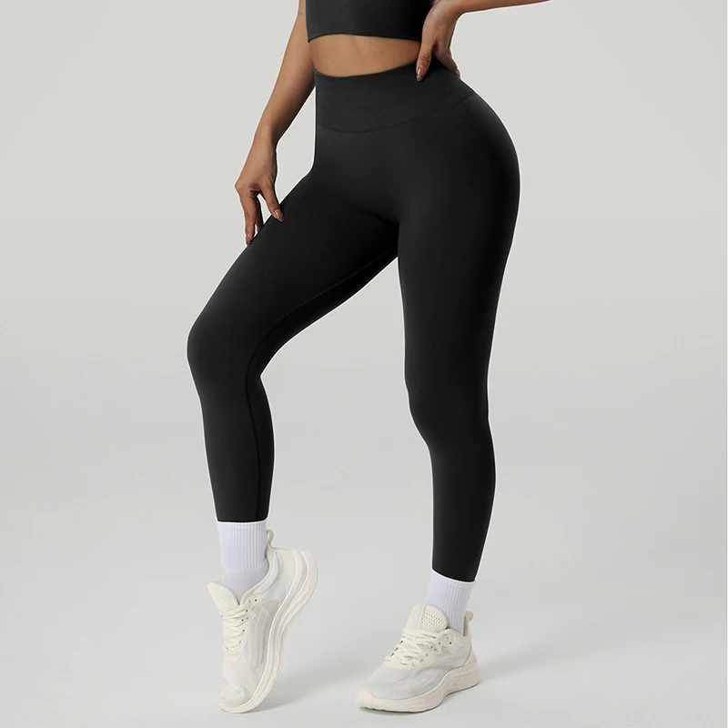 Leggings da yoga per donna estiva Fitness Corsa Allenamento Abbigliamento da palestra Pantaloni Pantaloni da yoga traspiranti ad asciugatura rapida a vita alta