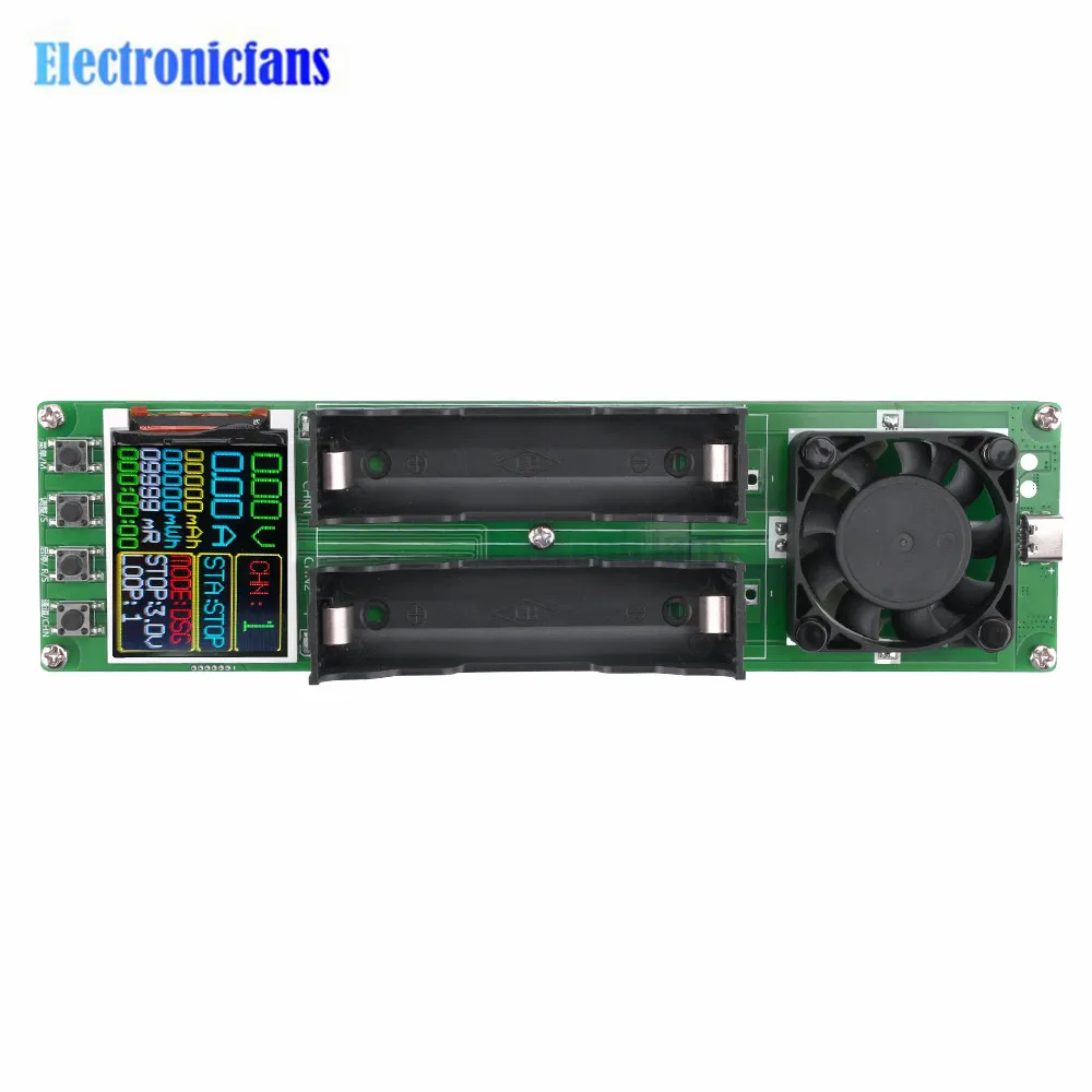 Imagem -02 - Display Digital Capacidade da Bateria Testador de Resistência Interna Módulo Detector de Energia da Bateria de Lítio 18650 Teste da Bateria