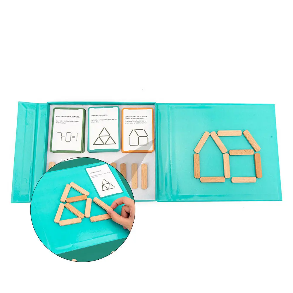 

1Set Wooden Learning Aid Sticks for Arithmetic Counting Creative Handmade Projects School Camp Party Use Environmental Friendly