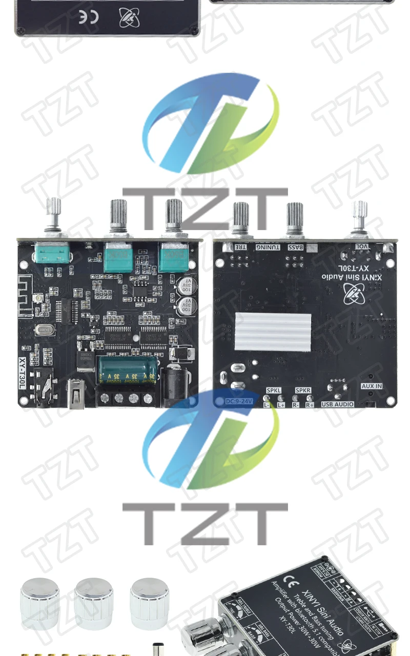 HIFI DIY Audio T30L Bluetooth Digitaler Verstärker-Board-Modul 2.0 Stereo Dual-Kanal 30W * 2 mit Höhen- und Tiefbass-Einstellungen – Detail 12