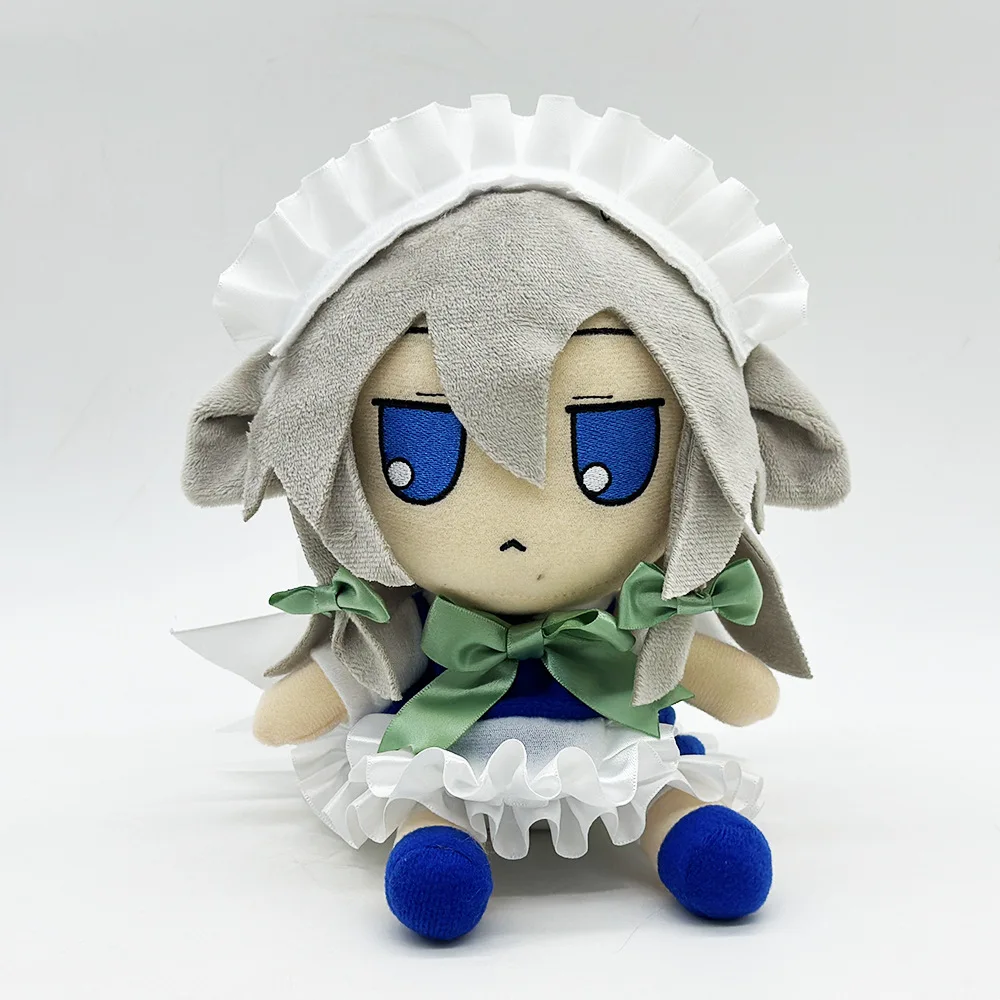 

Izayoi Sakuya плюшевая кукла мягкие игрушки аниме Touhou Project плюшевые милые подушки для дивана детская коллекция подарки на день рождения