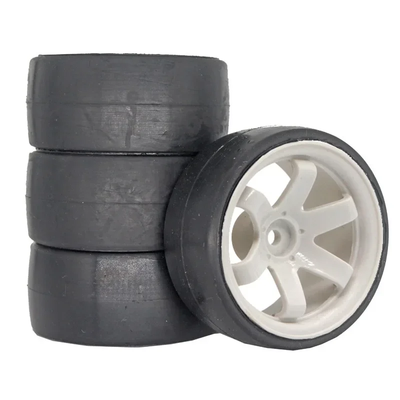 for 1/10tamiyaM flat racing MJX1/14 rally car 60MM rubber bald tires