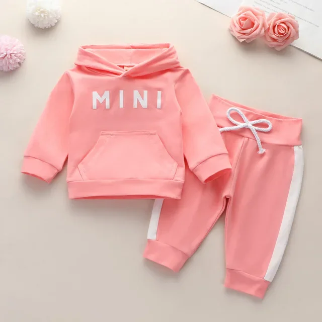 

Spring Baby Girls Clothes Hoodies Pants 2Pcs/set Autumn Newborn Children Outfit Infant Kids Casual Clothing Boys Tracksuits