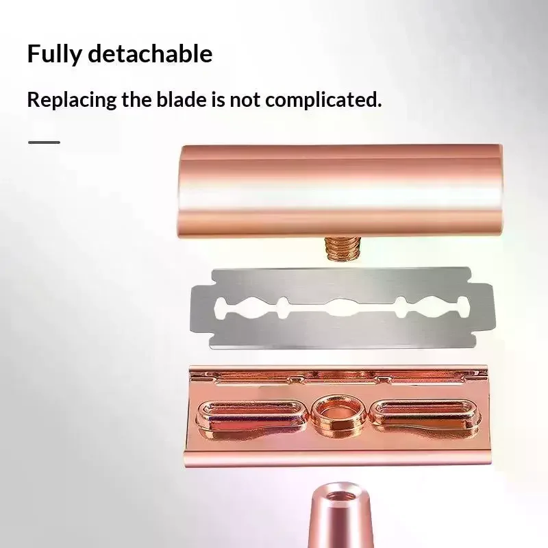 Eco Friendly Double Edge Safety Razor Perfect Shaving Shave For Men & Women Daily Hair Remove Personal Care Tools Reusable - view 3