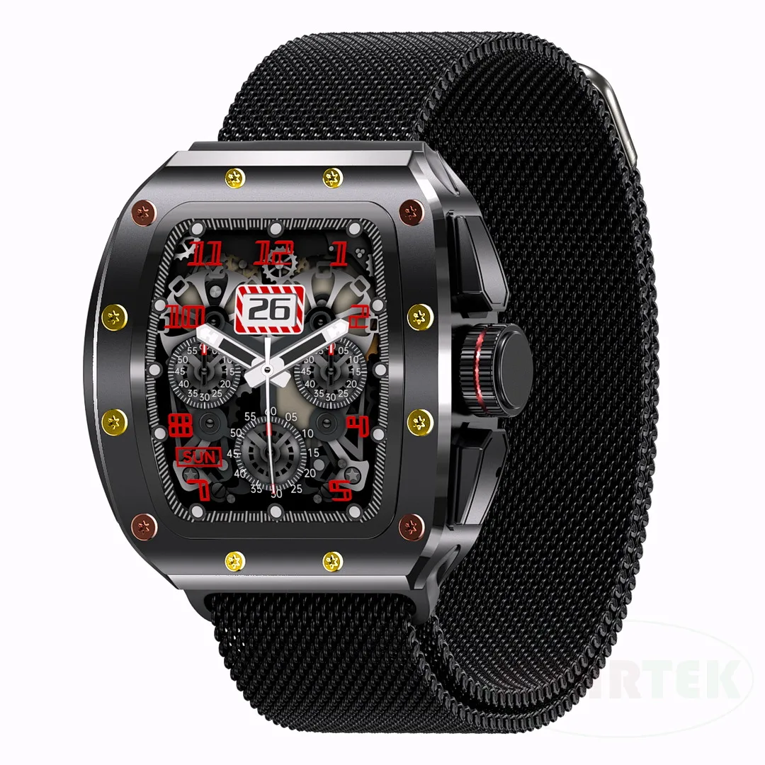 Smart Watch V68, 1.76 inches/300 mAh battery/Fitness Heart Rate Sport Watch Men Women with 3 Styles of Menus