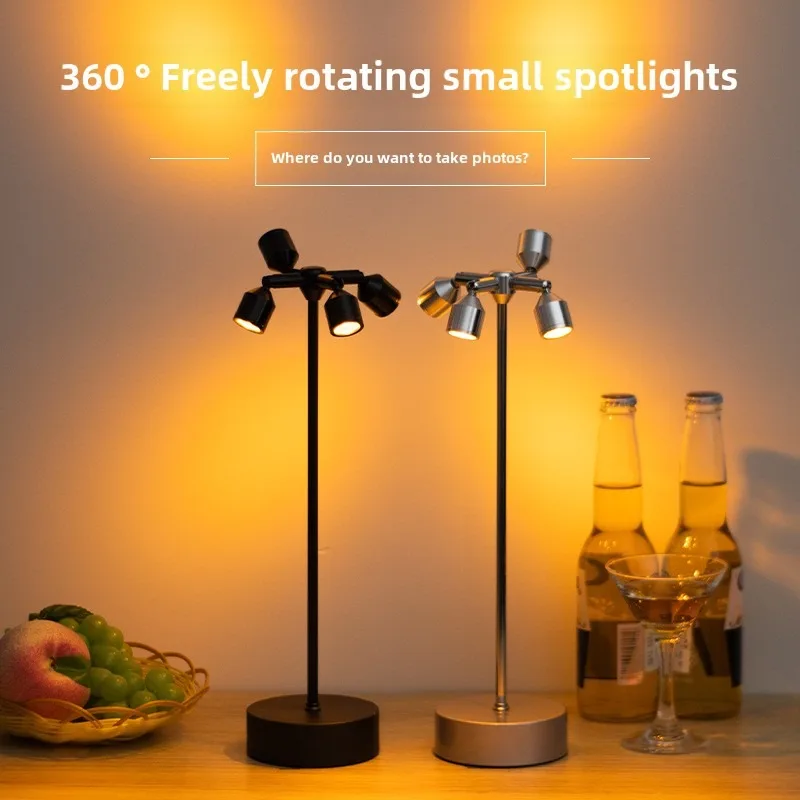 LED Bar Table Lamp  Restaurant Clear Bar Cafe Jewelry Showcase Creative Bar Lamp Personalized Decorative Table Lamp