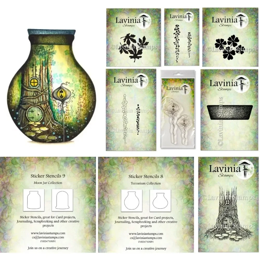 Orest Cabin in The Bottle Stamps Scrapbook Diary Decoration Stencil Embossing Template DIY Greeting Card Handmade 2025 New