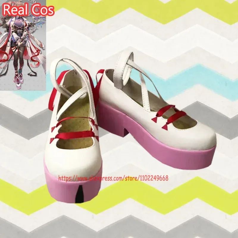 

RealCos Arknights Eyjafjalla Обувь для косплея Сапоги Хэллоуин Косплей Костюм Аксессуар