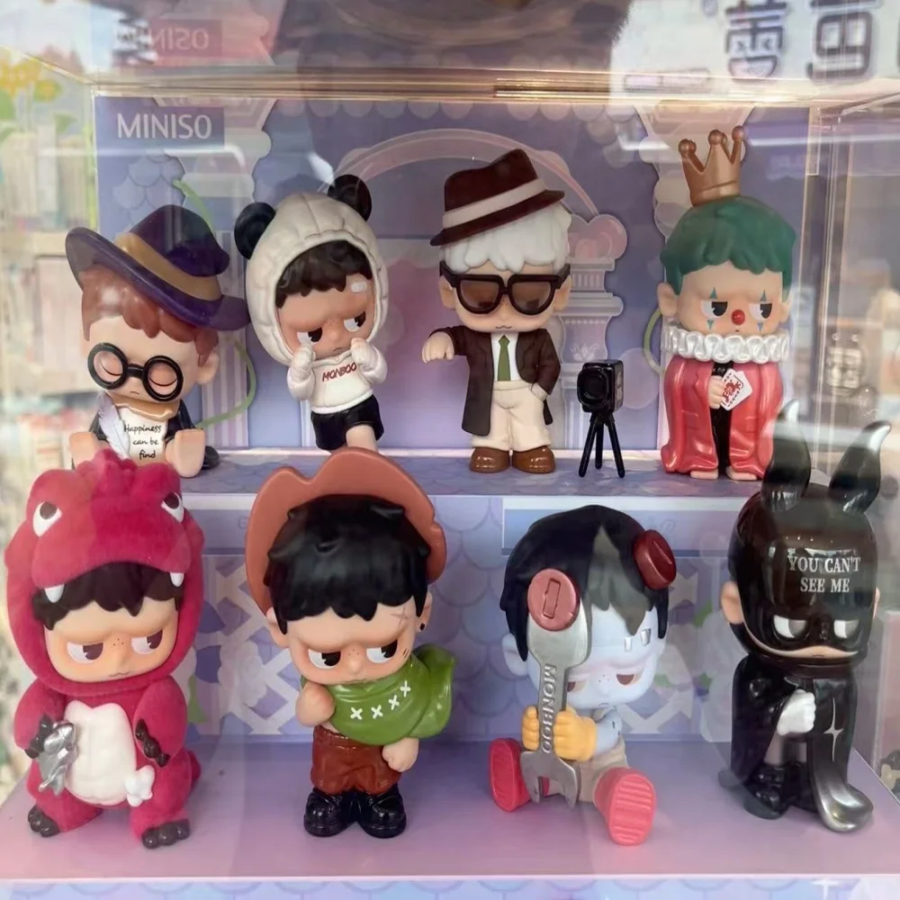 Original Monboo Theater Tales Series Blind Box Cute Action Figures Collectible Model Doll Cartoon Decor Toys Gift