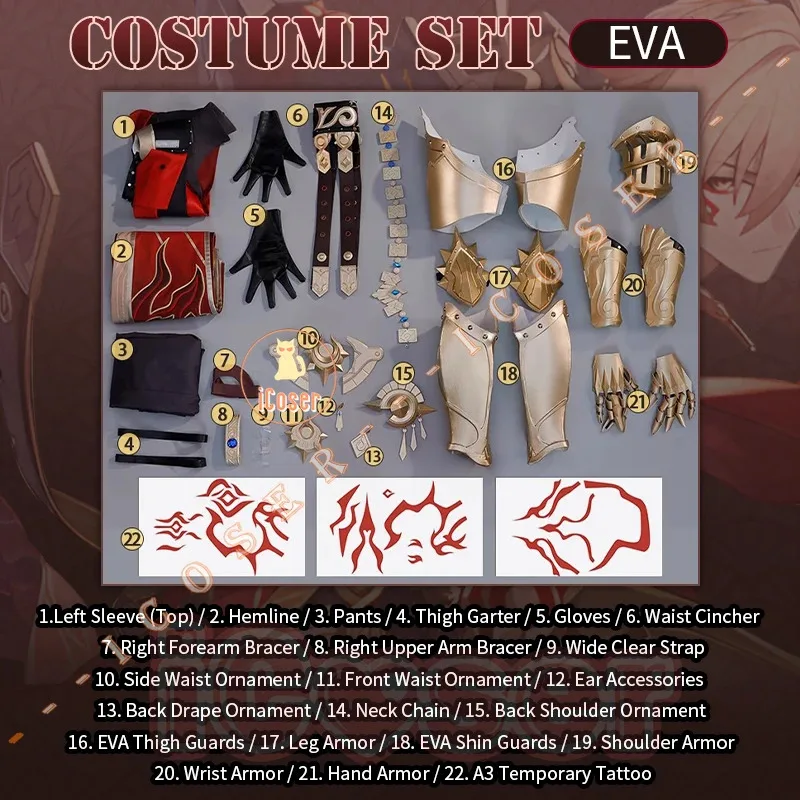 25COSiCoser Mydei تأثيري حلي شعر مستعار هونكاي ستار السكك الحديدية Mydeimos موحدة أقراط لصاقات وشم حفلة الهالوين للنساء الرجال P