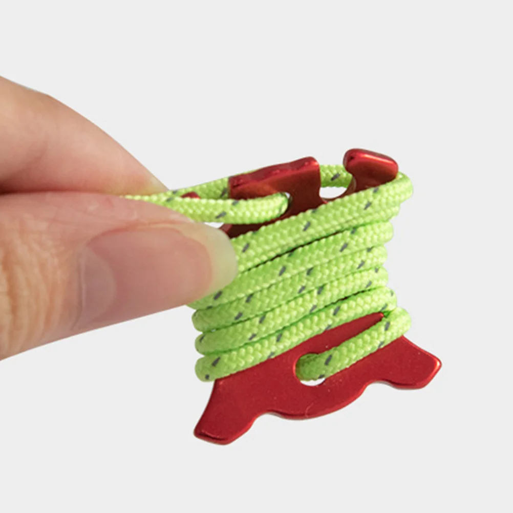 

10Pcs Wind Rope Buckles Bright Visible Rope Fasteners for Outdoor Camping Hiking Multifunctional Tent Cord Tensioners