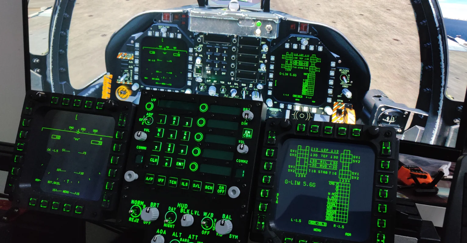 2022 nuevo Qufc18 Panel DCS World FA 18C UFC, simulación de vuelo