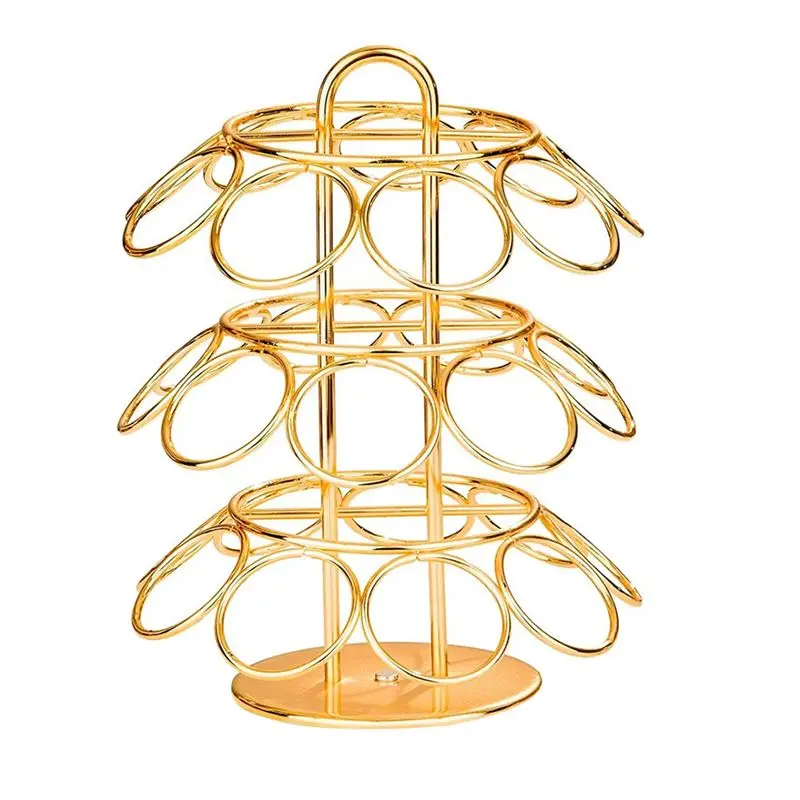 

J1UL1N Spins 360-Degrees Coffee Holder Coffee Pod Storage Compatible With K Cups (27 Pods)