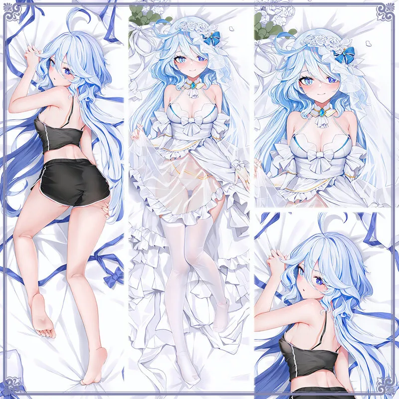 

Japanese Anime Genshin Impact Furina De Fontaine Sexy Dakimakura Cozy Otaku Pillow Cover En Gifts New