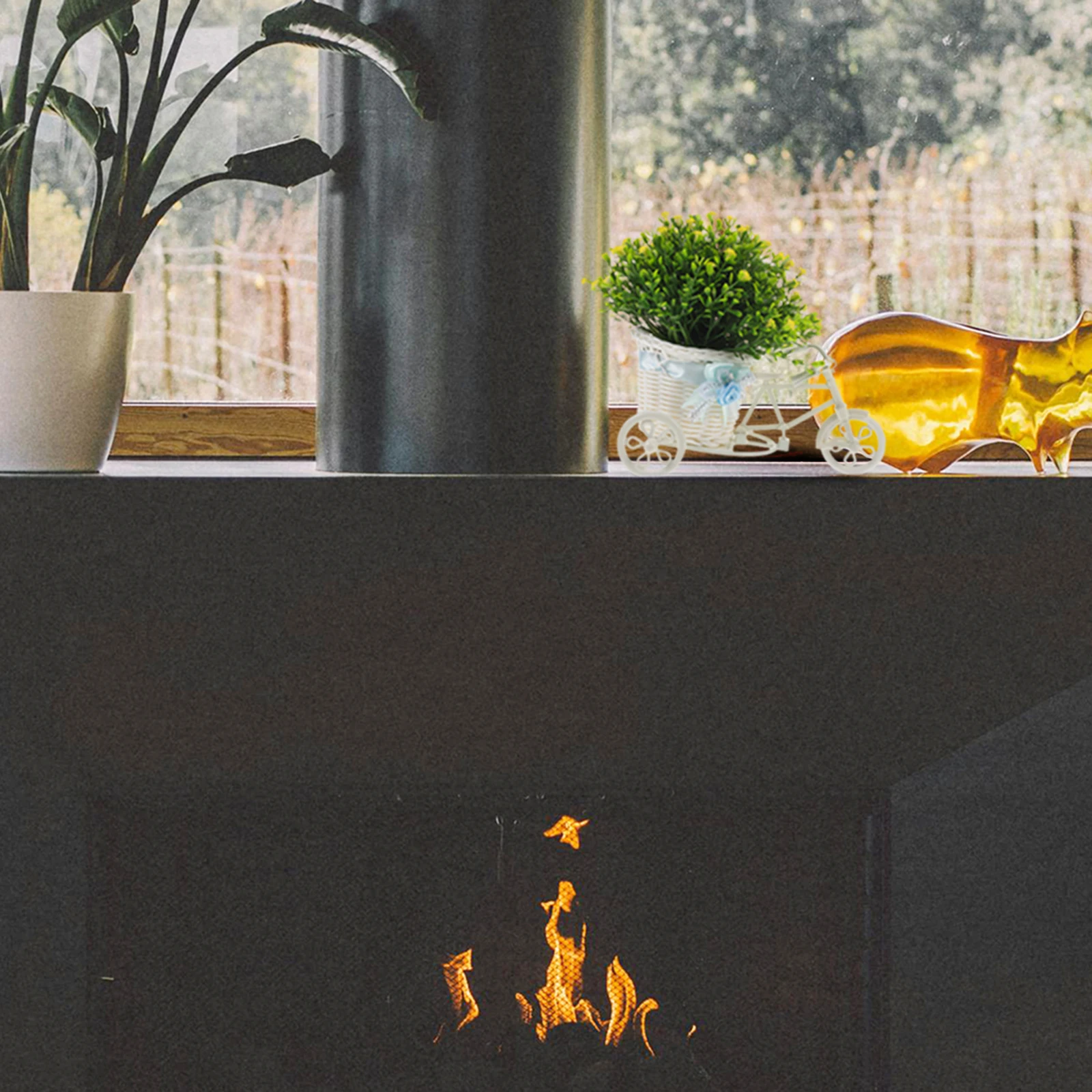 

Artificial Bonsai Fake Potted Flower Bicycle Decor Realistic Simulation Plant for Home Office Desk Decoration Indoor Faux Plants