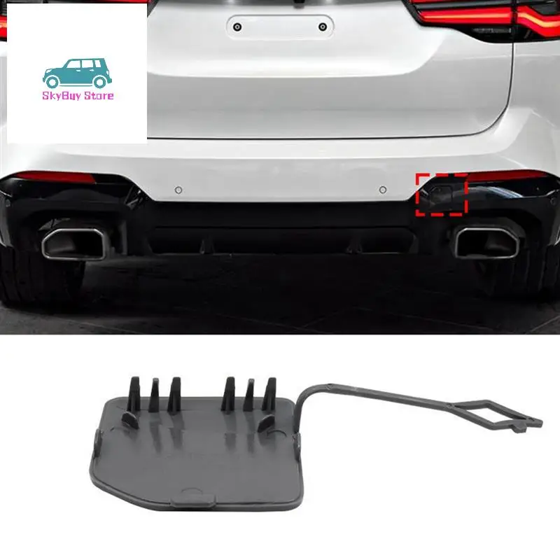 

Rear Bumper Trailer Cover Trailer Hook Cover Towing Hook Hole Cover 51129853319 For BMW X3 G08 LCI M