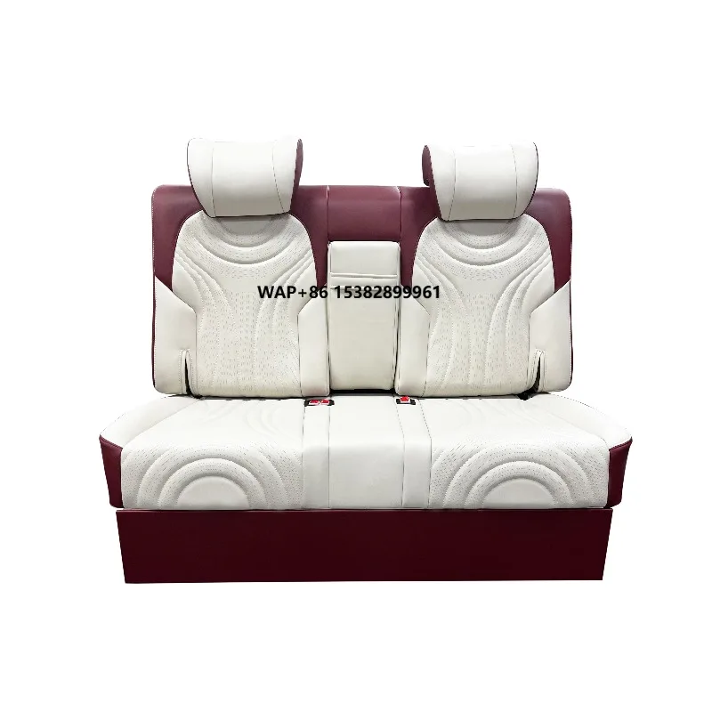 Modified Car Seats Folding Sofa Bench with Cup Holders Adjustable Vip Auto Electric Rear Seat for MPV Motorhome STSF-JD-ZD
