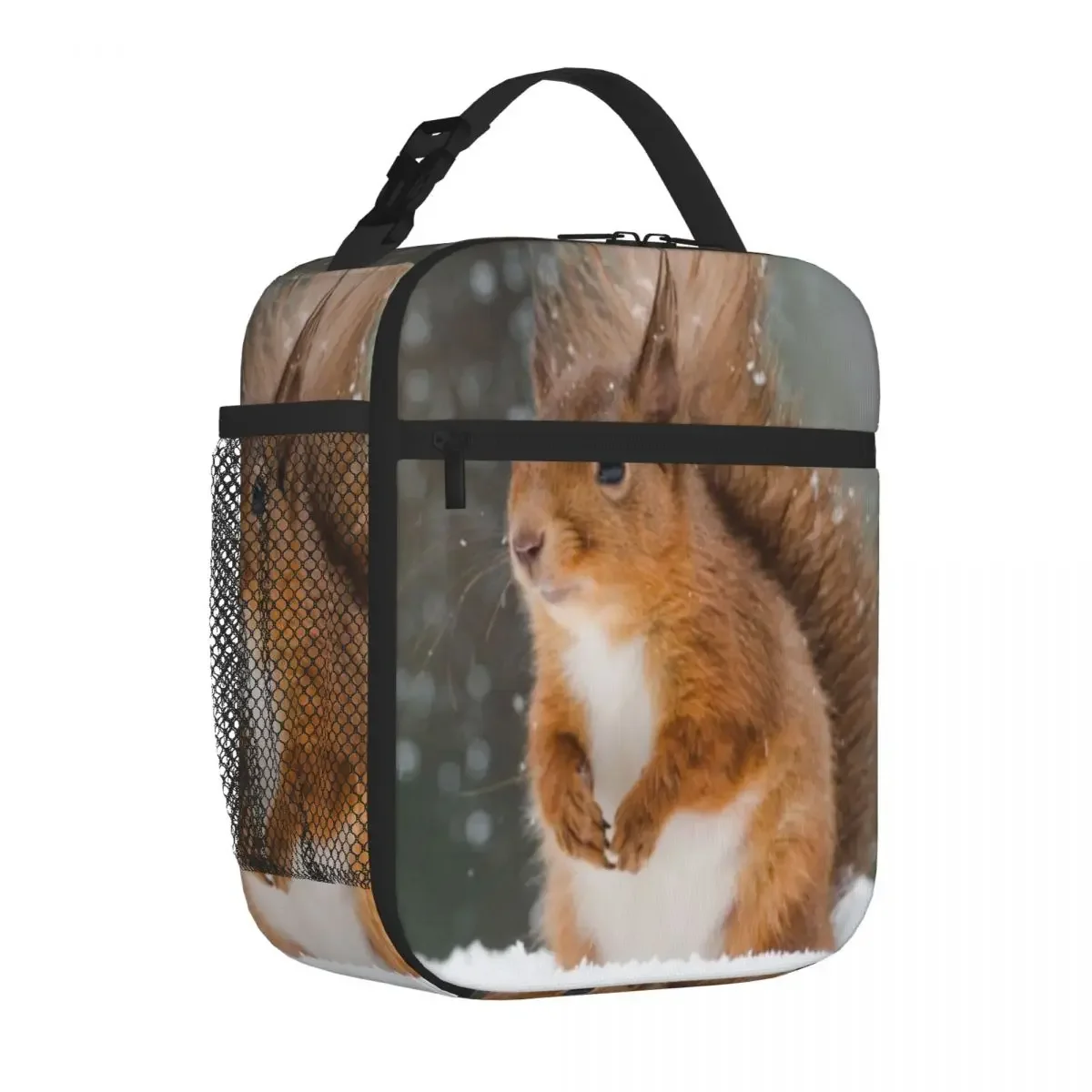 Bestselling Cute Red Squirrel Urban Street Cooler Tote Shift Work Outdoor Lunch Bag