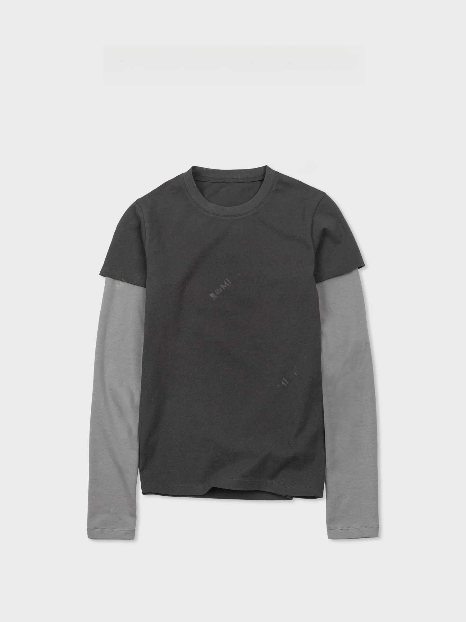 

Футболка из хлопка в стиле винтаж с цветными вставками, свободного кроя, с круглым вырезом, от Romance Studio