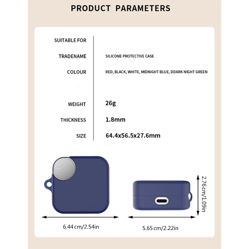 Ốp Lưng Silicon Bảo Vệ Chống Trầy Xước Cho CMF Nụ Nghe Chụp Nonscratch Bao Chống Bụi Nhà Ở Dropshipping