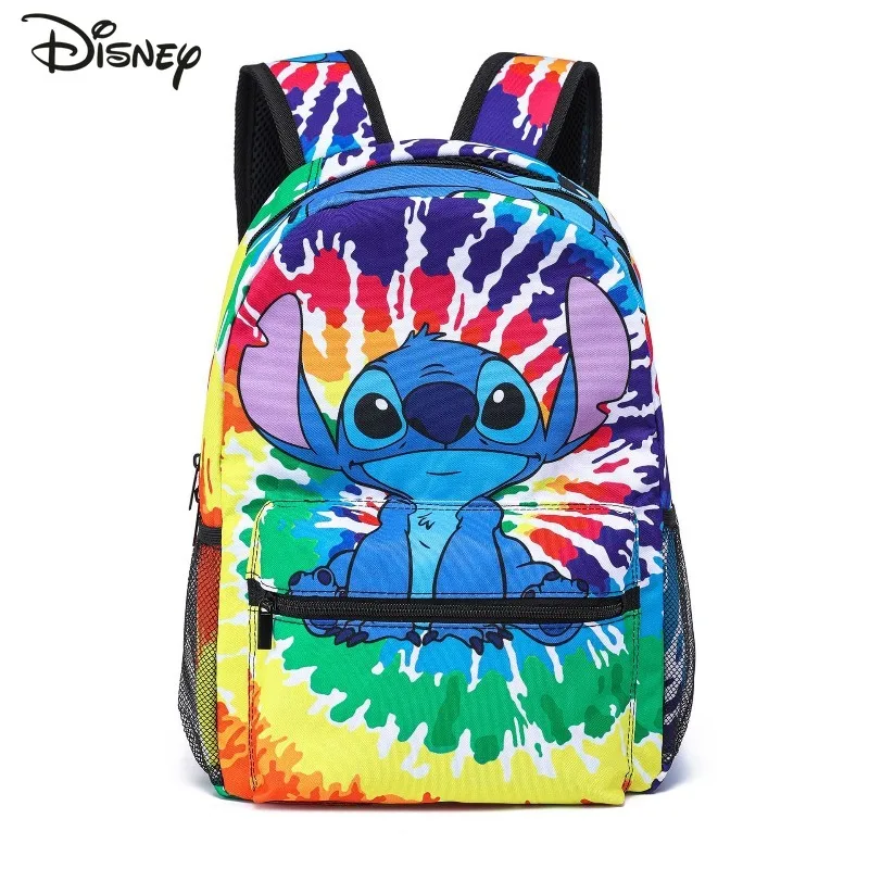 Disney Stitch Backpack Large Capacity Adjustable Shoulder Strap Multifunctional Laptop Bag Outdoor Sports Gifts Daily Commuting