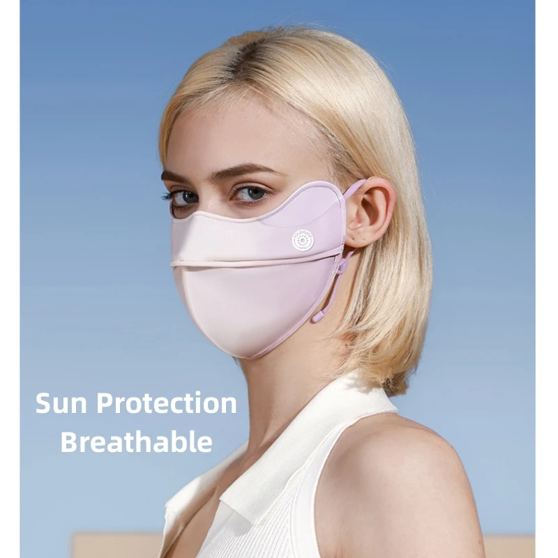 

Summer Sunscreen Women Eye Protection Eye Shade Breathable Heat Dissipation Gradient Anti Dabbing Makeup UV Protective Face Mask