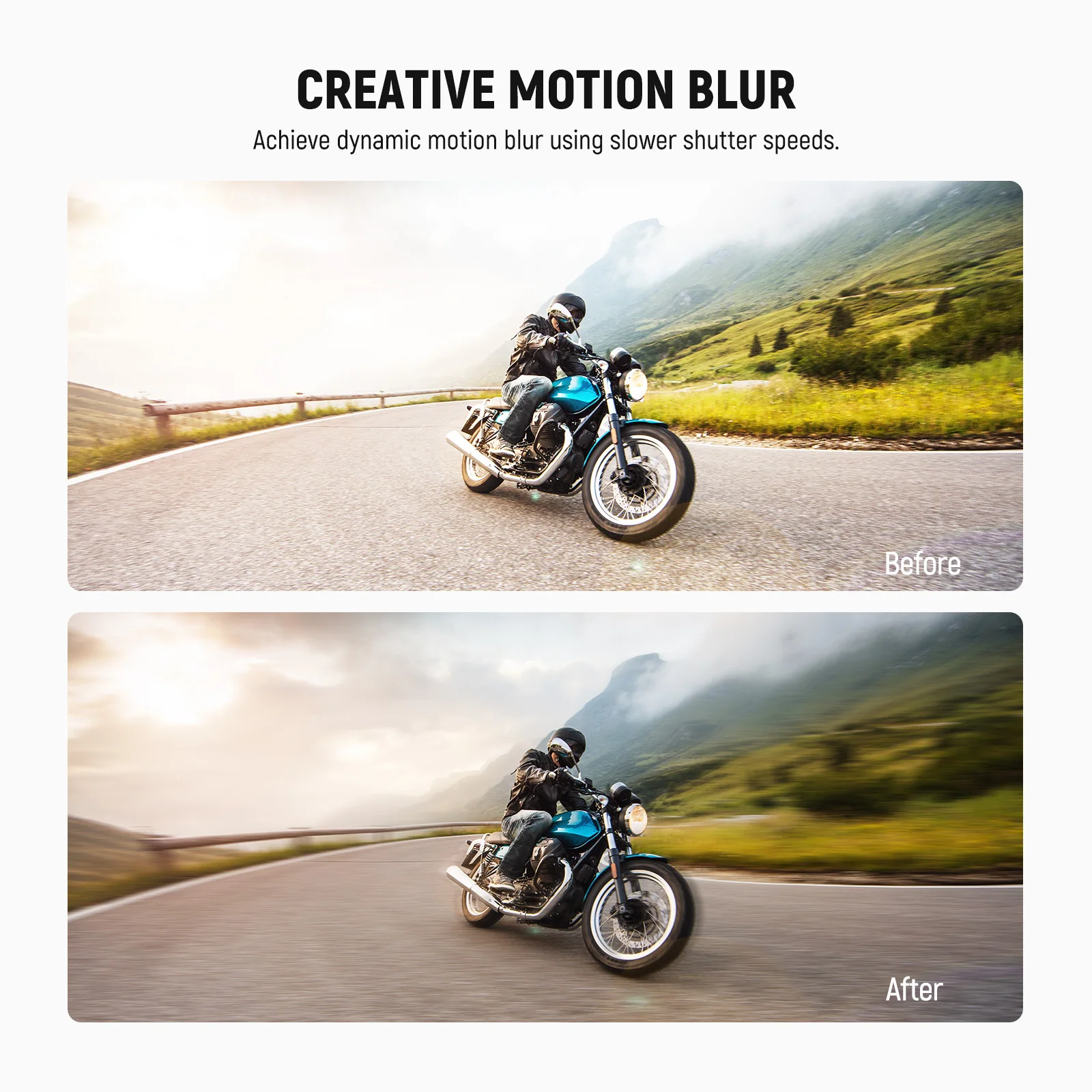 NEEWER Set di filtri per lenti ND16 Filtri ND compatibili con Insta360 X5, 4 arresto di riduzione della luce Vetro ottico Densità neutra