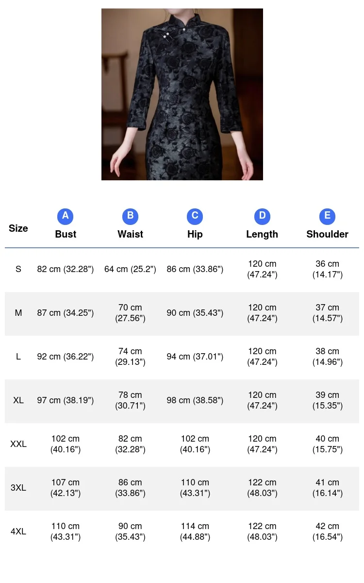 2025 Autunno Nuovo Chesongam Velluto Caldo Qipao Donne Eleganti Abiti Della Signora Del Partito di Sera Banchetto Abito Migliorato Vestito Cinese