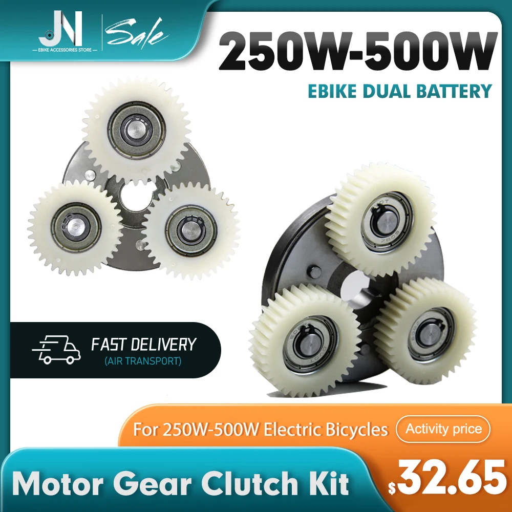 

36 Teeths Gears Bearings Wheel Hubs Rotating Bearing Right 250W/350W/500W Nylon/Metal Geer Clutch Kit For E-bicycle