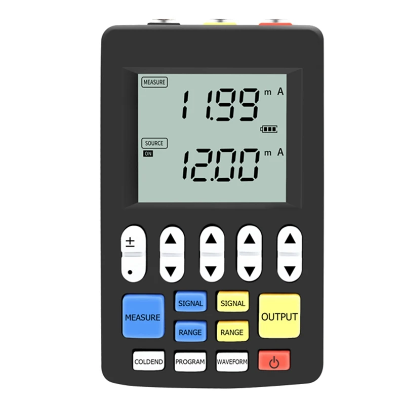 Full-Multifunction Signal Generator, Termopar Fonte de Sinal, Handheld Processo Calibrador, Tensão Atual, RTD, 4-20Ma