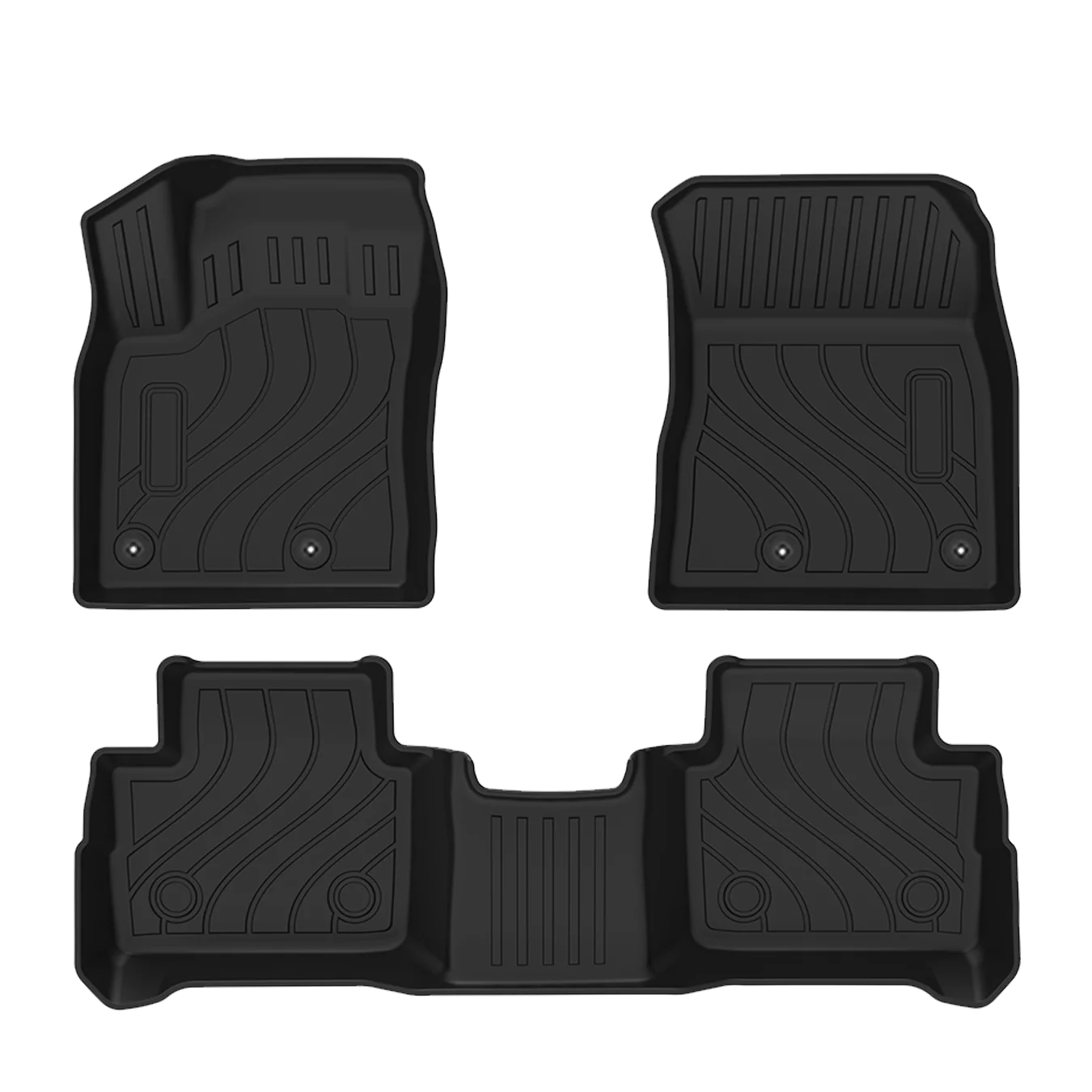 [LHD]QASHQAI 2023-2025 Four Seasons Waterproof and Anti-Slip TPE Floor Mat for Cars.
