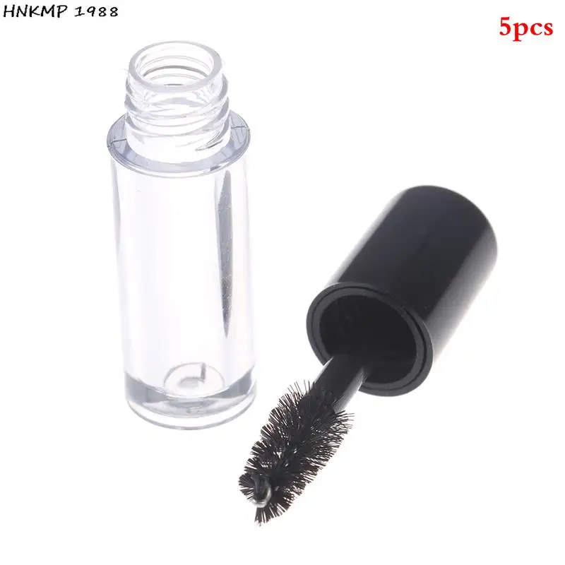 New Empty Mascara Bottles With Wand Refillable 5Pcs 0.8ml Empty Mascara Tube DIY Wand Eyelash Cream Container Liquid Bottle