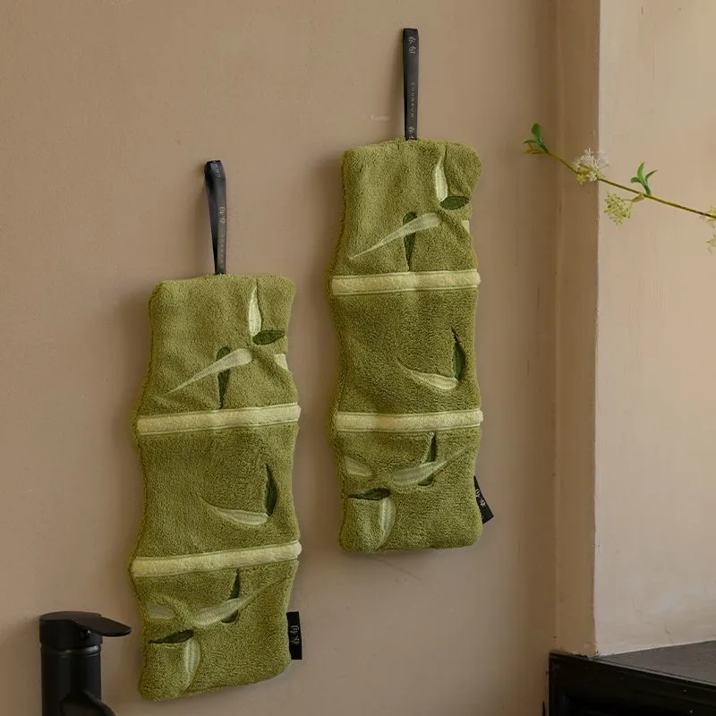 

Мягкое полотенце для рук в китайском стиле, подвесное дизайнерское, супер впитывающее, утолщенное, удлиненное, без запаха, цветное, для кухни, ванной комнаты ZG275