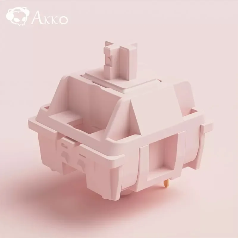 AKKO CS POM Switch Pink Brown Silver Full POM 3 Pin Linear tactile 40g 43g 45g Mechanical keyboard Switches Gaming Custom Switch