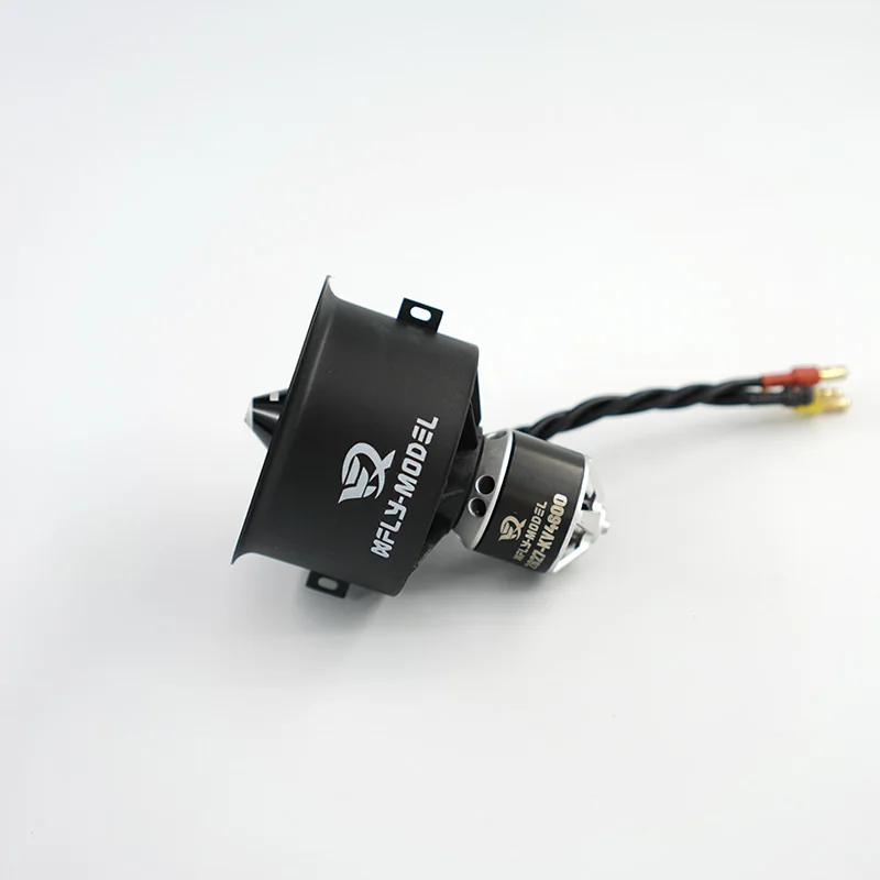 XFLY-MODEL 50mm 12 pale EDF ventilatore canalizzato con 4S 2627-KV4600 Brushless Outrunner Motor Model Jet Aircraft