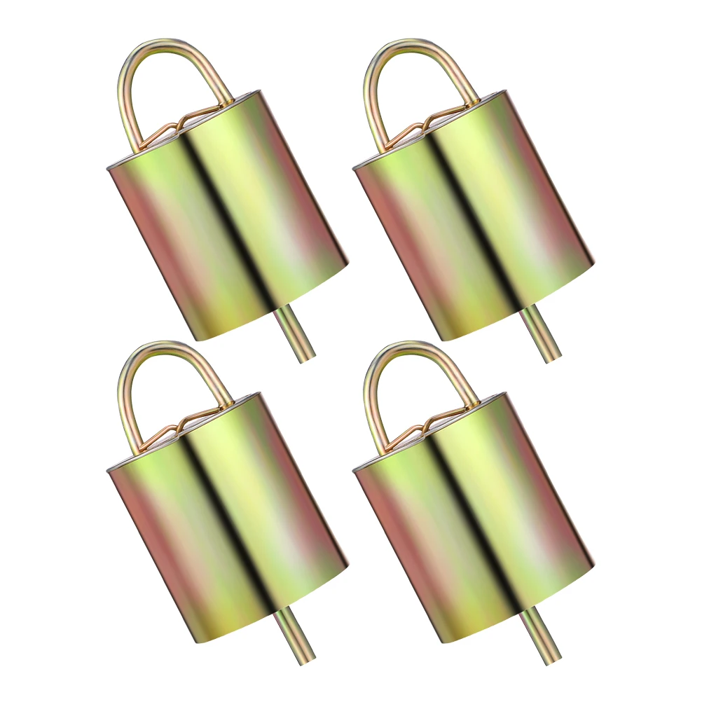 

4pcs Cow Small Loud Metal Vintage Cattle Sheep Bells Anti Lost High Quality Animal Bells for Goat Collars Horse Call Decor Gift