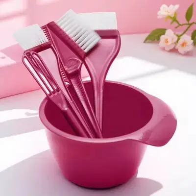

1Set All in One Hair Coloring Tool Set Includes Mixing Tint Bowl Dye Brush Cream Stirrer for Salon Home Use Hair Dye Kit