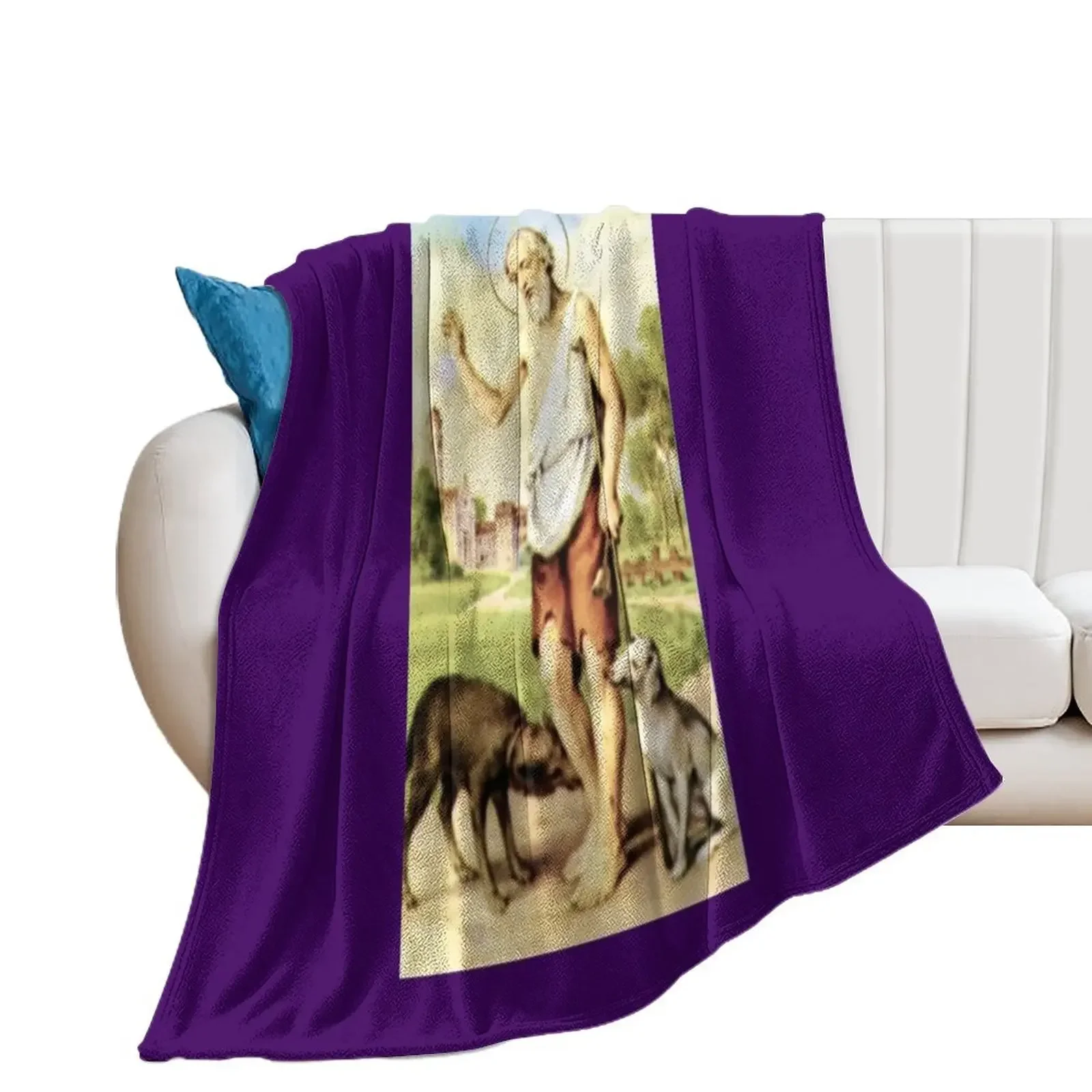 san lazaro Throw Blanket Beach Decorative Sofa valentine gift ideas Blankets