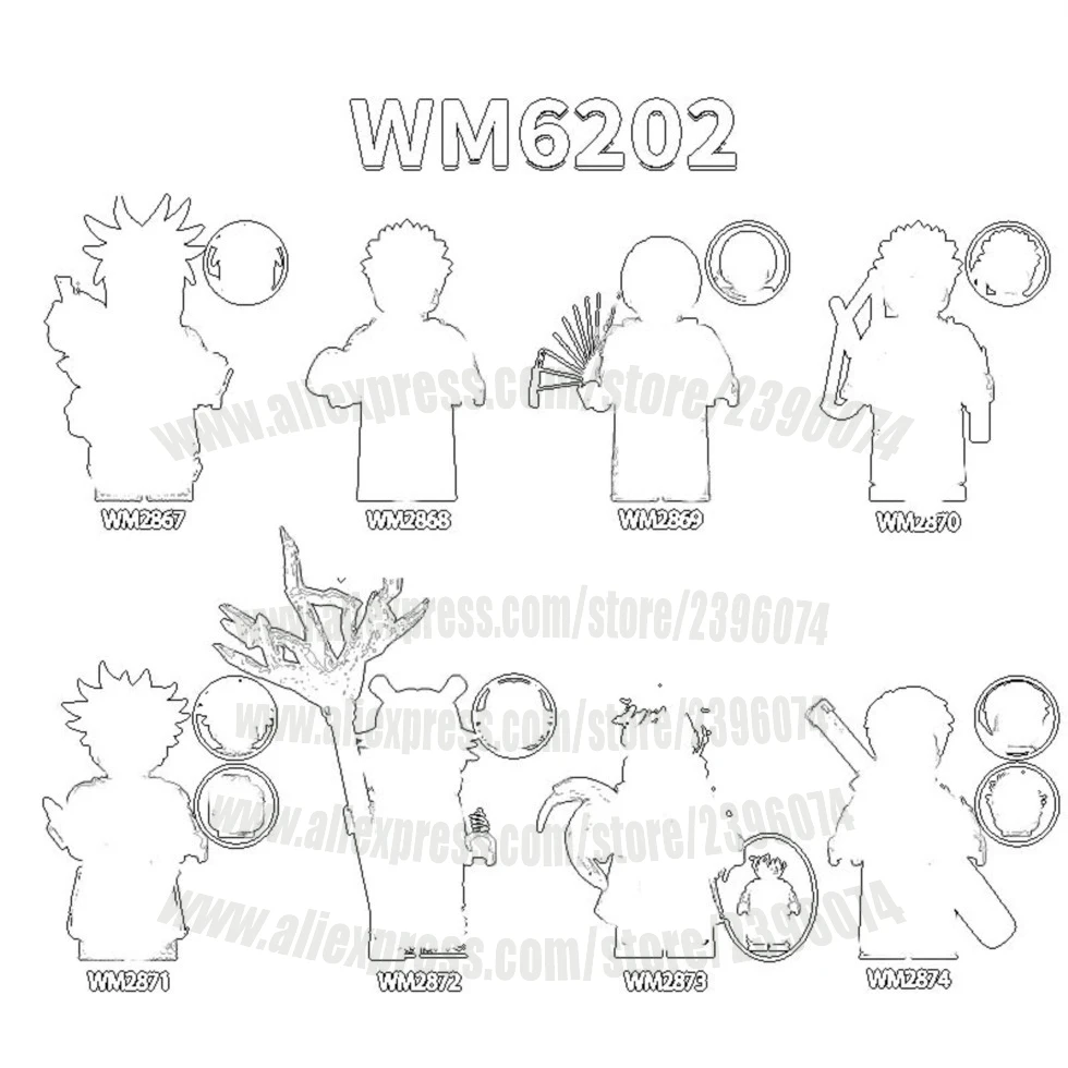 

Cartoon Movie Figures Building Blocks children WM6202 WM2867 WM2868 WM2869 WM2870 WM2871 WM2872 WM2873 WM2874 Gift Toys