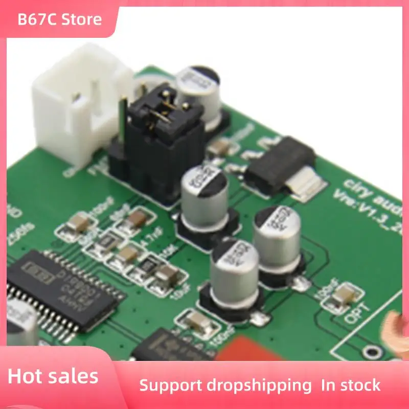 

B67C 1PCS DIR9001 Module Fiber Coaxial Coaxial Receiver SPDIF To I2S Output 24Bit 96Khz Dedicated For DAC Module NEW